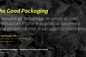 Immagine contenente le informazioni relative al design talk