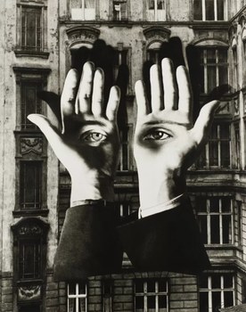 Herbert Bayer, "Einsamer Großstädter", 1932/1969, "Fotomontage" (Foto: Christian P. Schmieder, München)