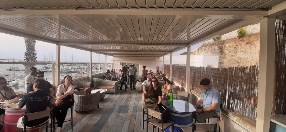 Sunset chillout, Lega Navale terrace