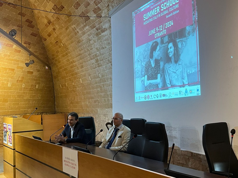 Greetings by the mayor of Otranto