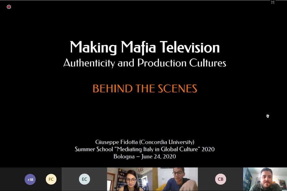 Lecture by Giuseppe Fidotta